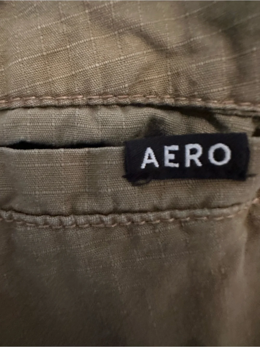 Aeropostale Men's Cargo Shorts in Brown - Picture 4 of 5
